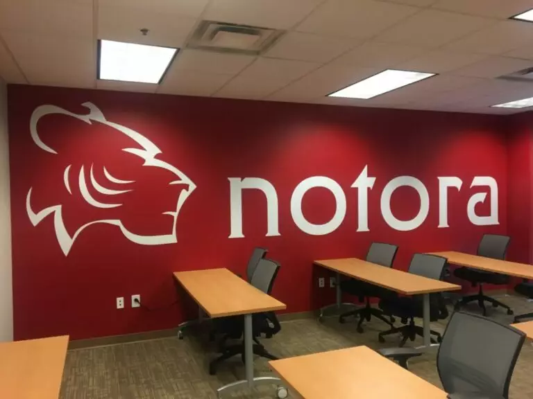 Custom Business Vinyl Wall Graphics